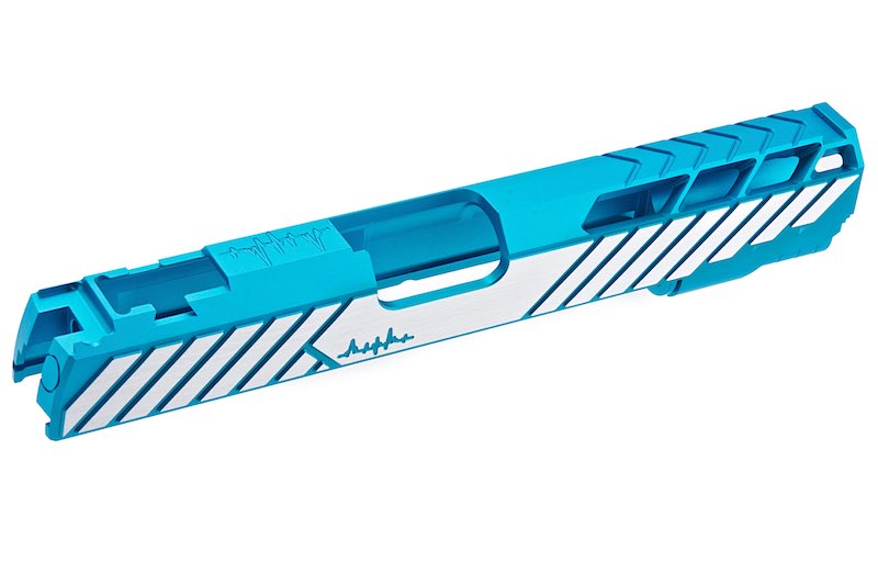 Dr. Black Aluminum Type 850 Slide For Tokyo Marui Hi Capa 5.1 GBB Airsoft (Aqua)