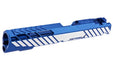 Dr. Black Aluminum Type 850 Slide For Tokyo Marui Hi Capa 5.1 GBB Airsoft (Blue)