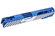 Dr. Black Aluminum Type 850 Slide For Tokyo Marui Hi Capa 5.1 GBB Airsoft (Blue)