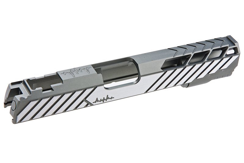 Dr. Black Aluminum Type 850 Slide For Tokyo Marui Hi Capa 5.1 GBB Airsoft (Grey)