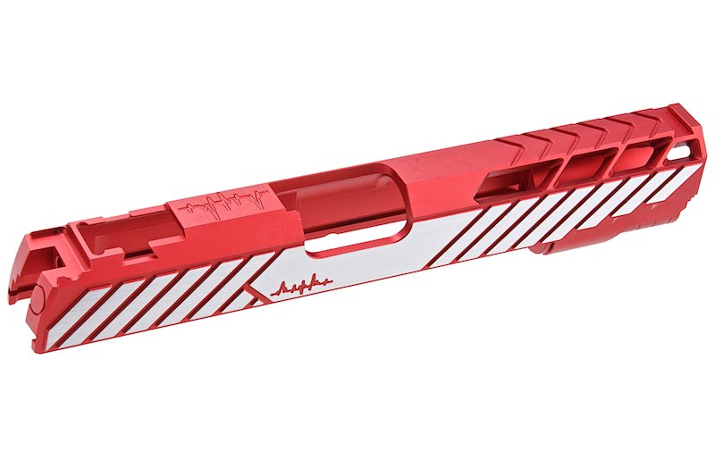 Dr. Black Aluminum Type 850 Slide For Tokyo Marui Hi Capa 5.1 GBB Airsoft (Red)