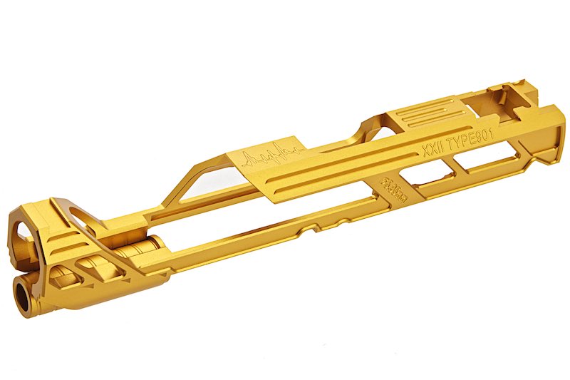 Dr.Black Type 901 Aluminum Slide For Tokyo Marui Hi Capa 5.1 GBB Airsoft Pistol (Gold)