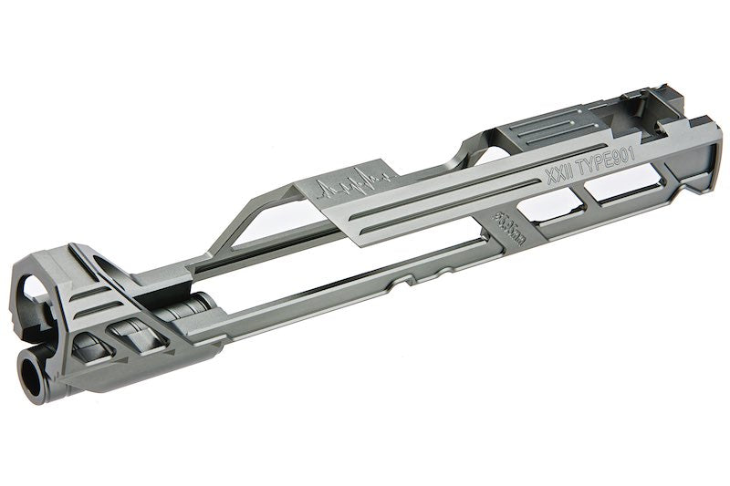 Dr.Black Type 901 Aluminum Slide For Tokyo Marui Hi Capa 5.1 GBB Airsoft Pistol (Grey)