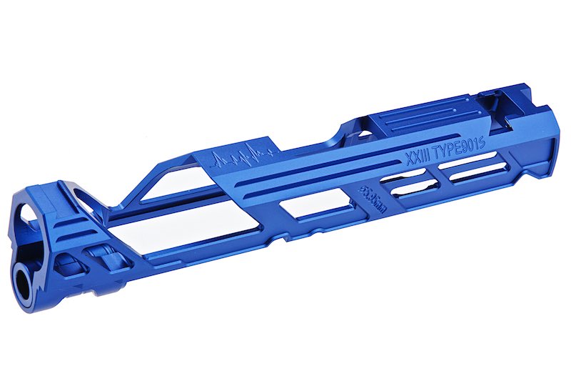 Dr.Black Type 901S Aluminum Slide For Tokyo Marui Hi Capa 4.3 GBB Airsoft Pistol (Blue)