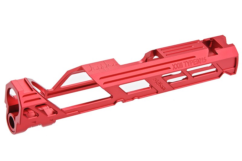 Dr.Black Type 901S Aluminum Slide For Tokyo Marui Hi Capa 4.3 GBB Airsoft Pistol (Red)