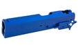 Dr. Black Aluminum Slide & Frame Kit For Tokyo Marui Hi Capa 5.1 GBB Airsoft (Type CLEAN/ Blue)