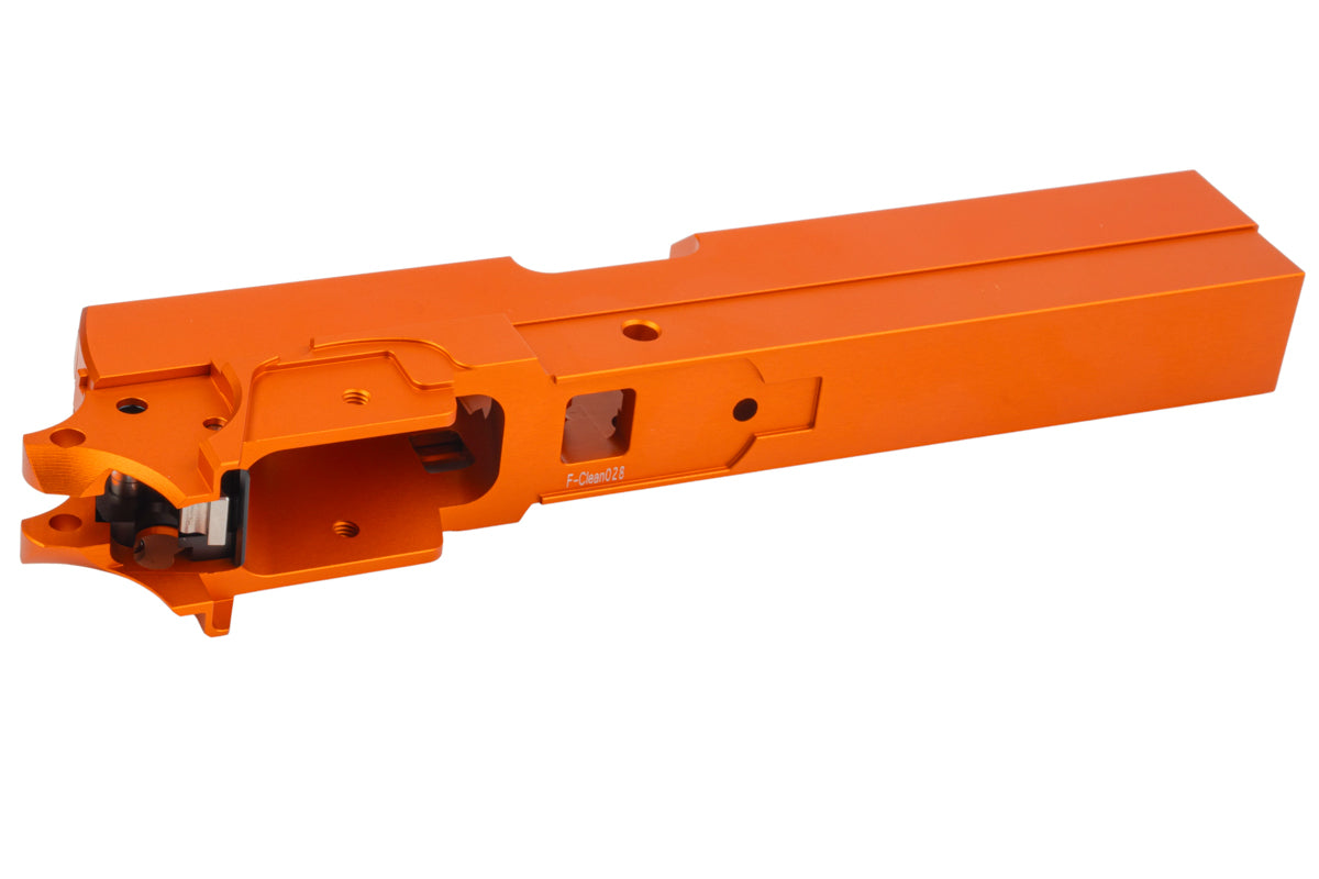 Dr. Black Aluminum Slide & Frame Kit For Tokyo Marui Hi Capa 5.1 GBB Airsoft (Type CLEAN/ Orange)