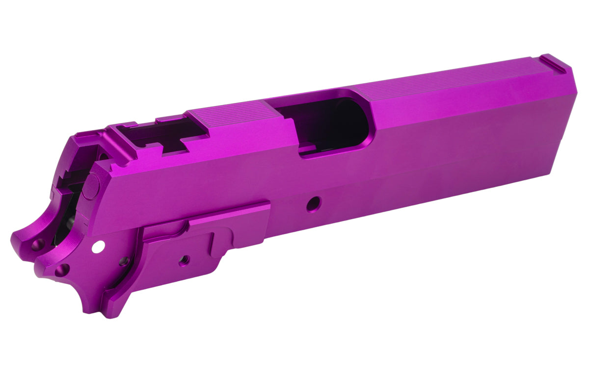 Dr. Black Aluminum Slide & Frame Kit For Tokyo Marui Hi Capa 5.1 GBB Airsoft (Type CLEAN/ Purple)