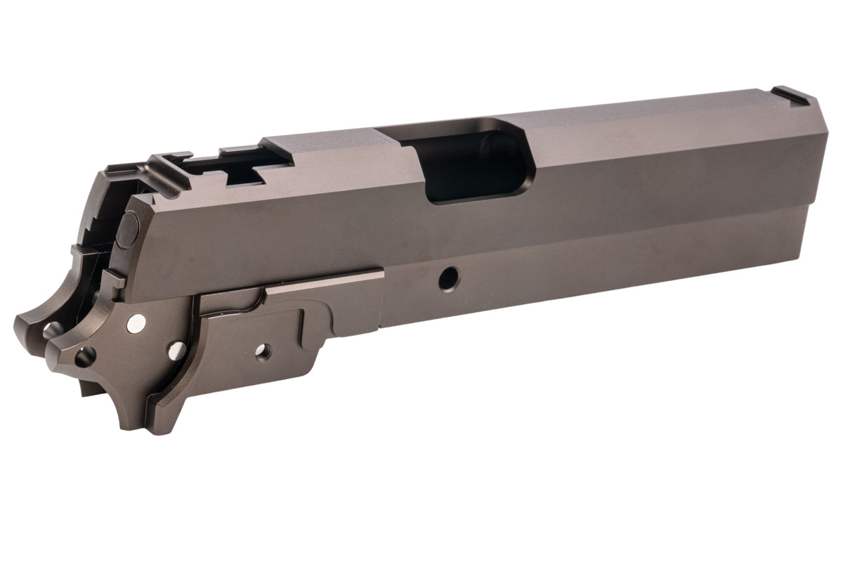Dr. Black Aluminum Slide & Frame Kit For Tokyo Marui Hi Capa 5.1 GBB Airsoft (Type CLEAN/ Tan)