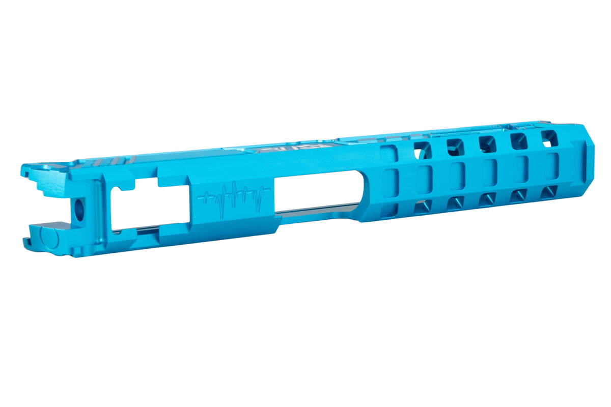 Dr. Black Aluminum 'Royal' Slide For Tokyo Marui Hi Capa 5.1 GBB Airsoft (Aqua)