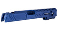 Dr. Black Aluminum 'Royal' Slide For Tokyo Marui Hi Capa 5.1 GBB Airsoft (Blue)