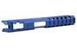 Dr. Black Aluminum 'Royal' Slide For Tokyo Marui Hi Capa 5.1 GBB Airsoft (Blue)