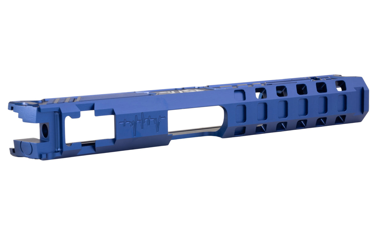 Dr. Black Aluminum 'Royal' Slide For Tokyo Marui Hi Capa 5.1 GBB Airsoft (Blue)