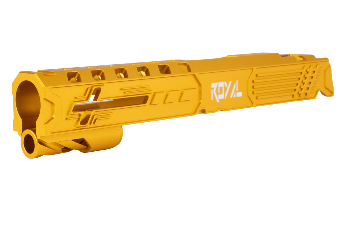 Dr. Black Aluminum 'Royal' Slide For Tokyo Marui Hi Capa 5.1 GBB Airsoft (Gold)