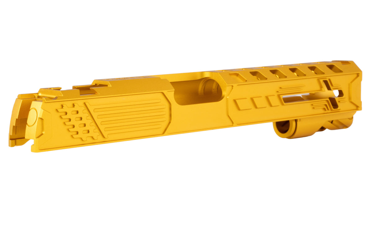 Dr. Black Aluminum 'Royal' Slide For Tokyo Marui Hi Capa 5.1 GBB Airsoft (Gold)