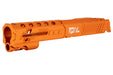 Dr. Black Aluminum 'Royal' Slide For Tokyo Marui Hi Capa 5.1 GBB Airsoft (Orange)