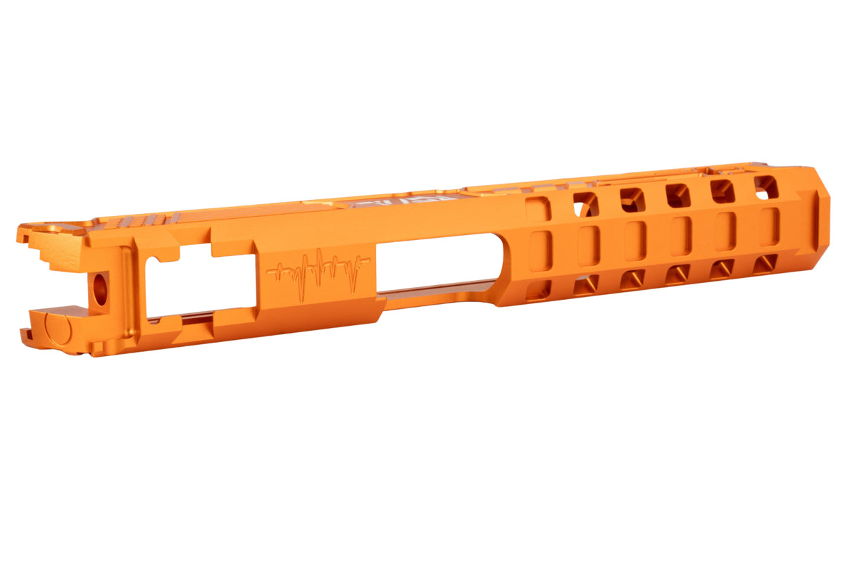 Dr. Black Aluminum 'Royal' Slide For Tokyo Marui Hi Capa 5.1 GBB Airsoft (Orange)