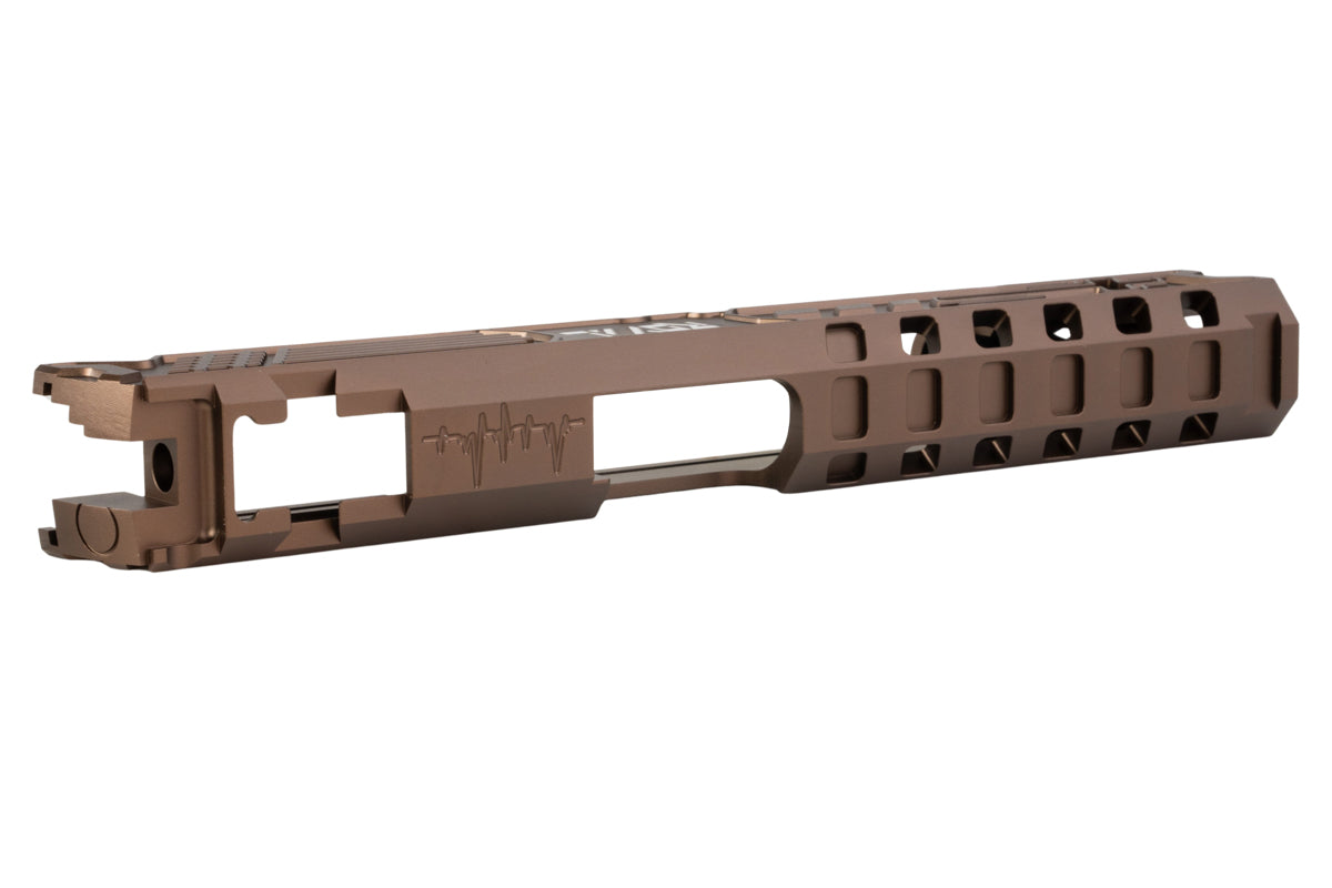 Dr. Black Aluminum 'Royal' Slide For Tokyo Marui Hi Capa 5.1 GBB Airsoft (Tan)