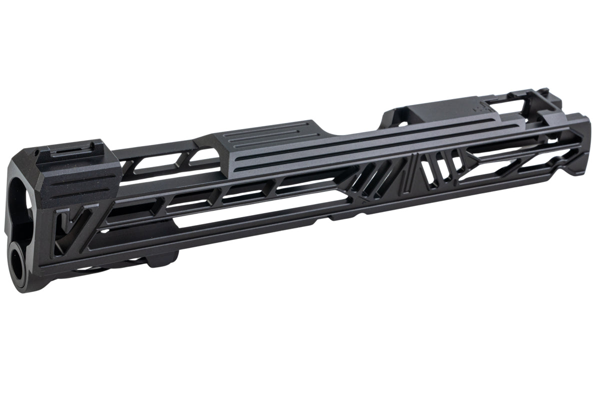 Dr. Black Aluminum Slide For Tokyo Marui Hi Capa 5.1 GBB Airsoft (Type V w/ illuminated Front Sight)