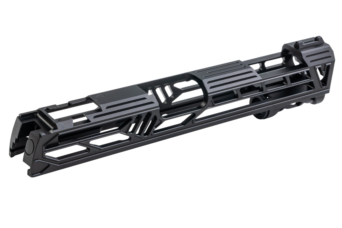 Dr. Black Aluminum Slide For Tokyo Marui Hi Capa 5.1 GBB Airsoft (Type V w/ illuminated Front Sight)