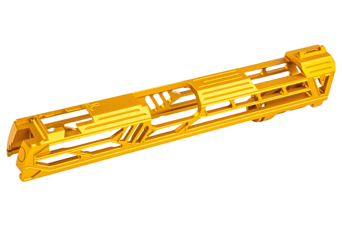 Dr. Black Aluminum Slide w/ illuminated Front Sight For Tokyo Marui Hi Capa 5.1 GBB Airsoft (Type V/ Gold)