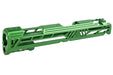 Dr. Black Aluminum Slide w/ illuminated Front Sight For Tokyo Marui Hi Capa 5.1 GBB Airsoft (Type V/ Green)