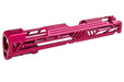Dr. Black Aluminum Slide w/ illuminated Front Sight For Tokyo Marui Hi Capa 5.1 GBB Airsoft (Type V/ Magenta)