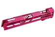 Dr. Black Aluminum Slide w/ illuminated Front Sight For Tokyo Marui Hi Capa 5.1 GBB Airsoft (Type V/ Magenta)