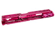 Dr. Black Aluminum Slide w/ illuminated Front Sight For Tokyo Marui Hi Capa 5.1 GBB Airsoft (Type V/ Magenta)