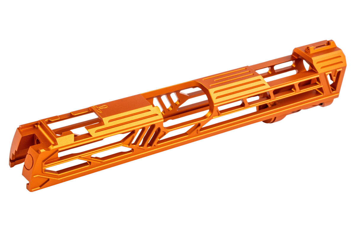 Dr. Black Aluminum Slide w/ illuminated Front Sight For Tokyo Marui Hi Capa 5.1 GBB Airsoft (Type V/ Orange)