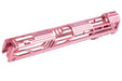 Dr. Black Aluminum Slide w/ illuminated Front Sight For Tokyo Marui Hi Capa 5.1 GBB Airsoft (Type V/ Pink)