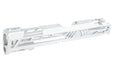 Dr. Black Aluminum Slide For Tokyo Marui Hi Capa 5.1 GBB Airsoft (Type V w/ illuminated Front Sight/ Silver)