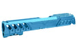 Dr. Black Aluminum Type W Optics Ready Slide For Tokyo Marui Hi Capa 5.1 GBB Airsoft Pistol (Aqua)