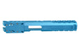 Dr. Black Aluminum Type W Optics Ready Slide For Tokyo Marui Hi Capa 5.1 GBB Airsoft Pistol (Aqua)