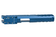 Dr. Black Aluminum Type W Optics Ready Slide For Tokyo Marui Hi Capa 5.1 GBB Airsoft Pistol (Blue)