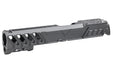 Dr. Black Aluminum Type W Optics Ready Slide For Tokyo Marui Hi Capa 5.1 GBB Airsoft Pistol (Gray)