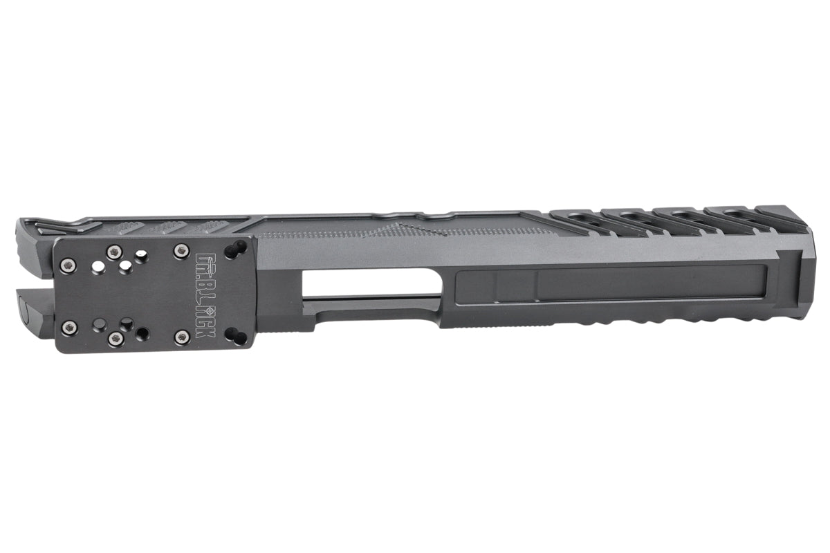 Dr. Black Aluminum Type W Optics Ready Slide For Tokyo Marui Hi Capa 5.1 GBB Airsoft Pistol (Gray)