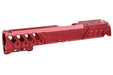 Dr. Black Aluminum Type W Optics Ready Slide For Tokyo Marui Hi Capa 5.1 GBB Airsoft Pistol (Magenta)