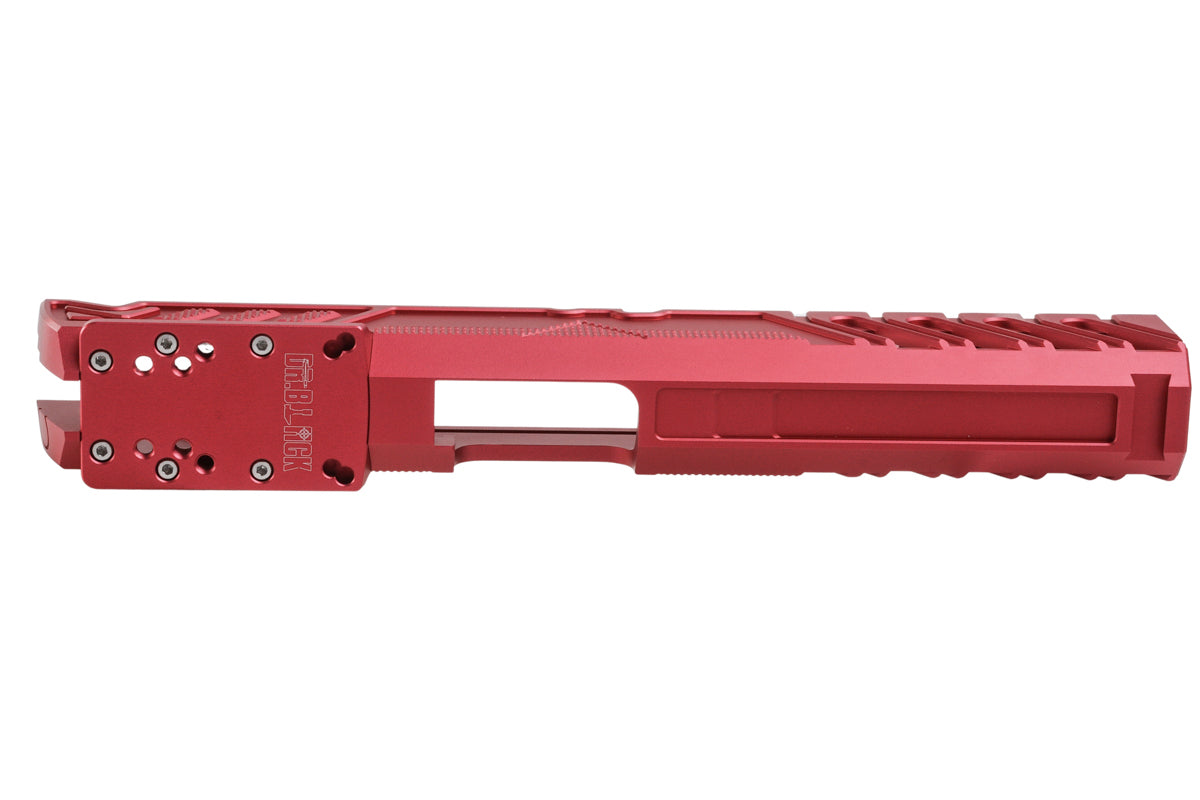 Dr. Black Aluminum Type W Optics Ready Slide For Tokyo Marui Hi Capa 5.1 GBB Airsoft Pistol (Magenta)