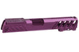 Dr. Black Aluminum Type W Optics Ready Slide For Tokyo Marui Hi Capa 5.1 GBB Airsoft Pistol (Purple)