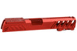 Dr. Black Aluminum Type W Optics Ready Slide For Tokyo Marui Hi Capa 5.1 GBB Airsoft Pistol (Red)