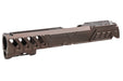 Dr. Black Aluminum Type W Optics Ready Slide For Tokyo Marui Hi Capa 5.1 GBB Airsoft Pistol (Tan)