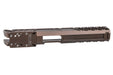 Dr. Black Aluminum Type W Optics Ready Slide For Tokyo Marui Hi Capa 5.1 GBB Airsoft Pistol (Tan)