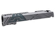 Dr. Black Aluminum Type 'X' Slide For Tokyo Marui Hi Capa 5.1 GBB Airsoft Pistol (Gray)