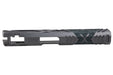 Dr. Black Aluminum Type 'X' Slide For Tokyo Marui Hi Capa 5.1 GBB Airsoft Pistol (Gray)