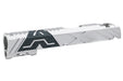 Dr. Black Aluminum Type 'X' Slide For Tokyo Marui Hi Capa 5.1 GBB Airsoft Pistol (Silver)