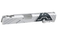 Dr. Black Aluminum Type 'X' Slide For Tokyo Marui Hi Capa 5.1 GBB Airsoft Pistol (Silver)
