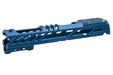 Dr. Black Aluminum Type Y Optics Ready Slide For Tokyo Marui Hi Capa 5.1 GBB Airsoft Pistol (Blue)