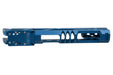 Dr. Black Aluminum Type Y Optics Ready Slide For Tokyo Marui Hi Capa 5.1 GBB Airsoft Pistol (Blue)