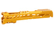 Dr. Black Aluminum Type Y Optics Ready Slide For Tokyo Marui Hi Capa 5.1 GBB Airsoft Pistol (Gold)